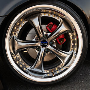 RCSR Ruedas de aleación forjadas cromadas de 3 piezas 18-24 pulgadas 5x11 2/120/114.3 Patrón de pernos Nuevo para Audi VSKF <span class=keywords><strong>JDM</strong></span> BMW Nissan S14 para GTR - Product Image 1