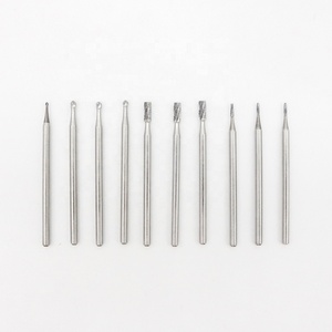 10 chiếc dụng cụ mài sứ răng bằng thép vonfram cacbua, khắc tinh xảo, bộ dụng cụ HP - Product Image 2