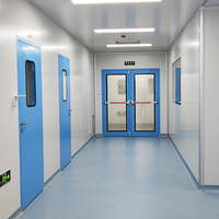 Gmp Nid d'abeille pour salle blanche Porte coulissante Airkey pour salle blanche Porte pour laboratoire hospitalier