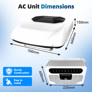 Aire Acondicionado de Estacionamiento para Camiones 12V/24V 2200W, Enfriamiento Automático R134a, Todo en Uno, para Cabina Superior EAC002.91, Disponible en Bot - Product Image 4