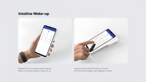 Terminal de point de vente Android 4G portable avec imprimante, prix abordable pour la gestion de parking mobile - Connectivité via Wi-Fi, NFC, USB - Product Image 3