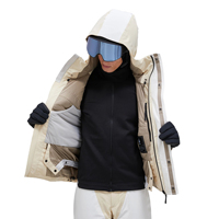 Veste imperméable tendance rétro color-block pour le voyage et les activités de plein air