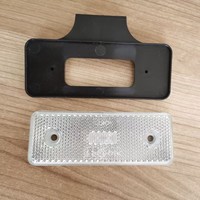 Feux latéraux à LED 12/24v 2led, réflecteur, lumière basse et haute, lumière stroboscopique d'avertissement pour camion, remorque, camion, bus