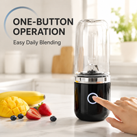 Fabriekslevering 3.7V USB oplaadbare mini-formaat draagbare krachtige blender ijsblender draagbare milkshakemachine