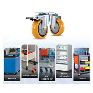 ลูกล้อหมุนอุตสาหกรรมทำจาก PU 80กก. 100กก. 128กก. 138กก. - Product Image 6