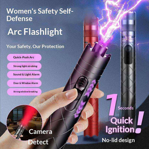 Lampe torche électrique haute tension portable avec capteur infrarouge et pointe en forme de dents de scie pour la défense personnelle - Product Image 6