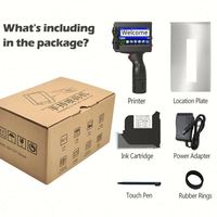 Imprimante TIJ 25,4 mm personnalisable pour toutes surfaces – Imprimante jet d'encre portable pour numéros de lot