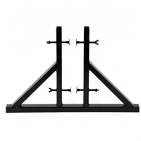 Support de présentation de porte réglable sur pied en métal pour machines de menuiserie, idéal pour l'affichage de porte en bois, d'échantillons de carrelage et de marbre en showroom