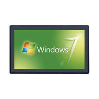27 pouces J1900/I3/I5/I7 CPU IP65 étanche conception sans ventilateur panneau industriel PC écran tactile intégré capacitif panneau PC robuste