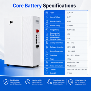 Baterías de Litio de 15kwh, Batería de Litio de 5kva para Sistemas <span class=keywords><strong>Solares</strong></span>, Enfriador de Aire con Batería de Litio, Baterías de Litio de Pared para Energía Solar - Product Image 6