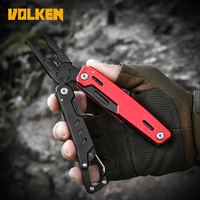 11 en 1 Noir Multitool Couteau Multi-poches Plier la Pince Camping Survie Multi-fonctionnelle Pinces Extérieures