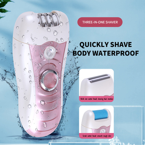 เครื่องกำจัดขนไฟฟ้าแบบหมุน Lady Rotating Disc - อเนกประสงค์ 3-in-1 กันน้ำ IPX6 ใช้พลังงานแบตเตอรี่ - Product Image 6