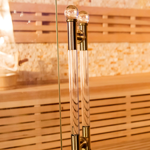 Sala de sauna de vapor interior de belleza Sauna de esquina Spa Hemlock canadiense <span class=keywords><strong>Casa</strong></span> de sauna de madera - Product Image 6