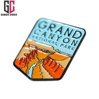 15 ans d'usine personnalisé métal émail épinglette parc national du Grand Canyon épinglette à collectionner cadeau de voyage
