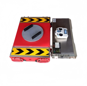 Chariot de transport électrique à trois roues avec plateau en fonte, patins antidérapants - Haute capacité de charge pour ateliers et chantiers de construction - Product Image 1