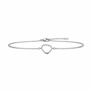 Handcrafted Hollow Geometric <b>Charm</b> Design Bracelet Wholesale Handmade Turkish 925 Sterling Silver Jewelry - Product Image 2