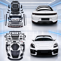Untuk Por Pana 971 2018-2022 Kit Upgrade Lama ke Baru menjadi 2025 Pana Replica Full Body Kit Bumper Depan Kap Mesin Bumper Belakang Lampu Belakang