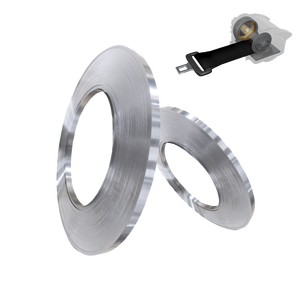 Стандартная закаленная холоднокатаная стальная полоса из закаленной стали, яркая пружинная стальная полоса для службы обработки пружины ремня безопасности - Product Image 1