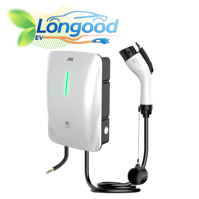 Longood Factory Cheap 2026 EV AC Charger 11.5KW Fast Wallbox Charger OCPP Wifi 4G APP for Business IP65 CE J1772 Type1 Charger