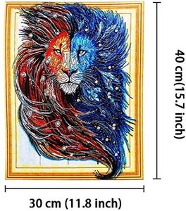 Kit di pittura diamantata fai da te per adulti con trivello completo con strass con immagini ricamate fatte a mano a punto croce - Product Image 2
