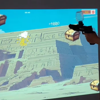 Jeu de tir mural interactif pour enfants, parc d'attractions, zone de jeux, jeu de mur de destruction de balles, système de jeu mural interactif, pistolet à gel souple, jouet de tir