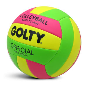 Balón <span class=keywords><strong>de</strong></span> <span class=keywords><strong>Voleibol</strong></span> Infantil Luminoso <span class=keywords><strong>de</strong></span> PVC y Cuero <span class=keywords><strong>GOLTY</strong></span> GVM-1044A, Talla 2, Peso 130-150 g y Circunferencia 400-440 mm - Product Image 4