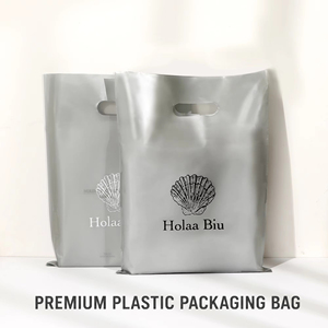 Borse della spesa personalizzate in <span class=keywords><strong>plastica</strong></span> LDPE riciclata, borse riutilizzabili per negozi, supermercati e casa - Product Image 1