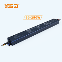 Driver LED Dali Push 60W à Tension Constante 24V 2.5A, Étanche, avec Fonction de Gradation Dali-2, DT6 DT8