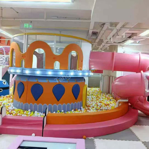 Attrezzatura Commerciale per Parco Giochi Morbido al Coperto, Casetta per Giochi di Ruolo, Scivoli per Bambini, Parco Giochi in Plastica per Interni con Piscina di Palline - Product Image 5