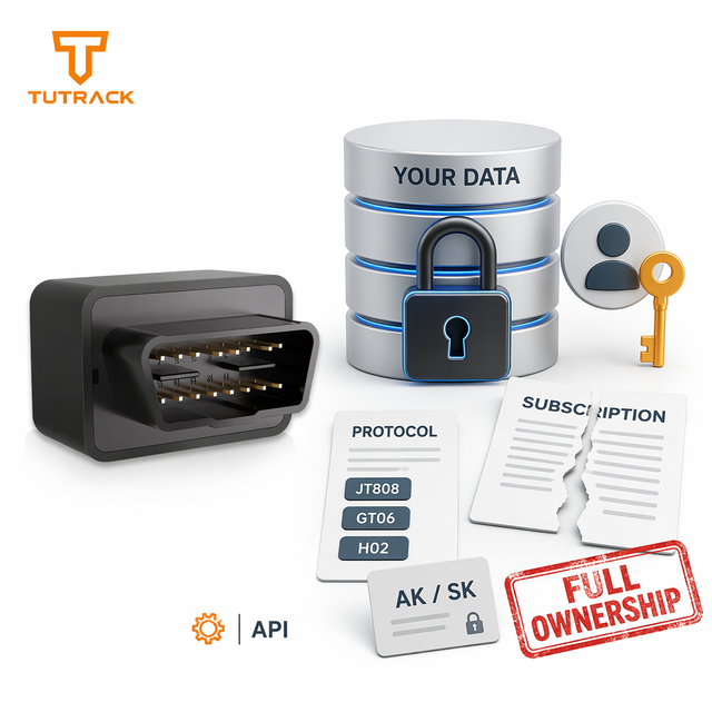 Full Data Ownership 4G OBD Plug Play No Subscription GPS BDS LBS Real Time Geofence Fleet OBD GPS Tracker
