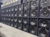 BR218 Double subwoofer 18 "Bass Line Array Haut-parleurs