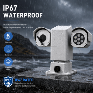 แท่นยึดกล้องแพน-ทิลท์ DC12V สำหรับทุกสภาพอากาศ สำหรับการใช้งานการเฝ้าระวังเคลื่อนที่ - Product Image 3