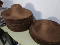 ND439 Parisisol Corps de chapeau en paille de parasisal non fini à large bord