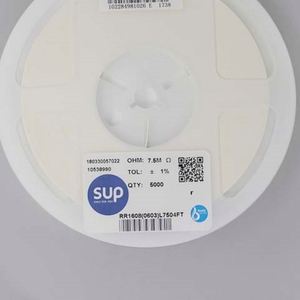Factory Direct RR1608 0603L7504FT 0603 1608 Resistors Chip Resistors SMD Resistors 7.5Mohm 1% 1/10W Thick Film Resistor - Product Image 1