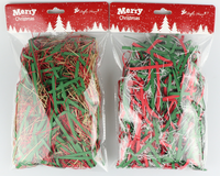 Papier de remplissage pour boîte cadeau en papier de soie découpé Lafite personnalisé en gros de 30 g, emballage de Noël DIY, papier déchiqueté métallique