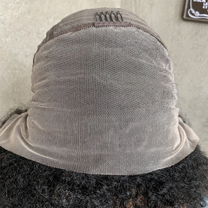 Parrucca Afro Riccio Crespo 13*4 in Capelli Umani con Frontale in Pizzo HD, <span class=keywords><strong>Bob</strong></span> <span class=keywords><strong>Corto</strong></span> 18 Pollici per Donne - Product Image 6