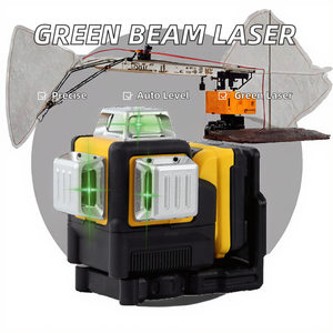 Profesyonel Endüstriyel DIY Yeşil Işınlı Li-Ion Bataryalı Yüksek Hassasiyetli 5 Noktalı Kendinden Tesviyeli İnşaat Tadilat Lazer Seviyesi - Product Image 6