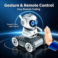 Robot intelligent à commande à distance 2,4G, détection gestuelle, suivi, robot RC avec microphone, interphone, jouet éducatif interactif