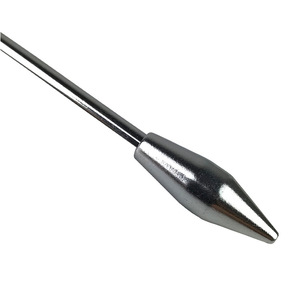 Antenne décorative de voiture en métal, mini antenne FM améliorée, courte, argentée, usage général, 50 ohms, antenne radio - Product Image 5