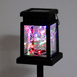 Producto de Venta caliente Lámpara de jardín impermeable al aire libre Luz de vela LED solar colgante portátil - Product Image 4