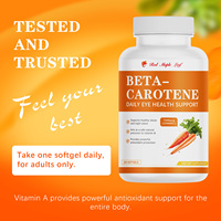 Gélules de bêta-carotène |   Tonique Nourrissant Traditionnel | Soutien à la vitamine A, énergie et vitalité globale |   Nutrition à base de plantes en gros