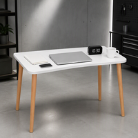 Bureau d'étude moderne et simple, table d'ordinateur peu encombrante pour appartement, dortoir, chambre, table d'écriture, poste de travail pour ordinateur portable