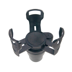 Adjustable ABS Car Cup Holder - Dual Beverage Holder for Drinks and Instant Noodles - Car Drink Organizer - Product Image 3