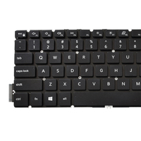 Notebook untuk Dell Inspiron 13 7000 7390 7391 2-in-1.Inspiron 14 5406 2-in-1 5408 Tanpa Bingkai Laptop Keyboard Internal Hitam