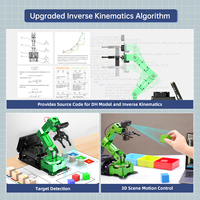 Hiwonder JetArm ROS1/ROS2 3D AI Vision Reconocimiento de voz Python Programación Educación CharGPT Robot Arm Powered by Jetson Nano