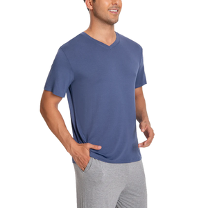 T-shirts pour hommes <span class=keywords><strong>Fruit</strong></span> <span class=keywords><strong>of</strong></span> <span class=keywords><strong>the</strong></span> <span class=keywords><strong>Loom</strong></span> Select, col en V, coupe classique, vintage, sans étiquette, 5 pièces, noir - Product Image 1