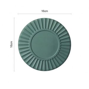 Nordic Style Reusable Food Grade <b>Silicone</b> Coaster Heat Resistant <b>Mat</b> Durable Anti-Slip Eco-Friendly Multifunction Pot Bowl Cup - Product Image 2