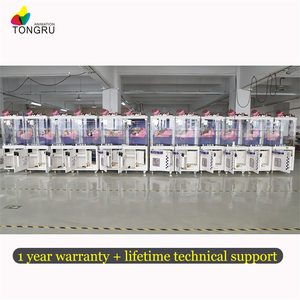 Kraanautomaat 1 jaar garantie Kleine muntbediende knuffelautomaat Kleurrijke amusementspopmachine - Product Image 6