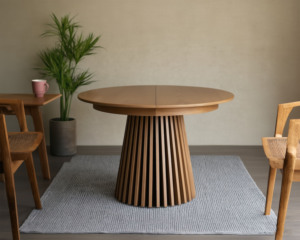 Andi hiện đại sang trọng vòng ngoài trời đồ nội thất nhà hàng và căn hộ bàn ăn gỗ mở rộng - Product Image 3