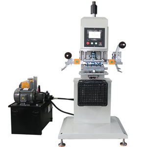 Machine de marquage à chaud à <span class=keywords><strong>grand</strong></span> <span class=keywords><strong>format</strong></span> TPM 20 tonnes pour caisses, avec cadre hydraulique pour dorure à chaud - Product Image 2
